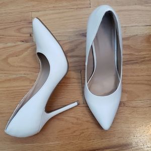 White pumps